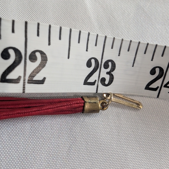 Strawberry Charm Necklace with Red and Green Beads - Picture 4 of 4